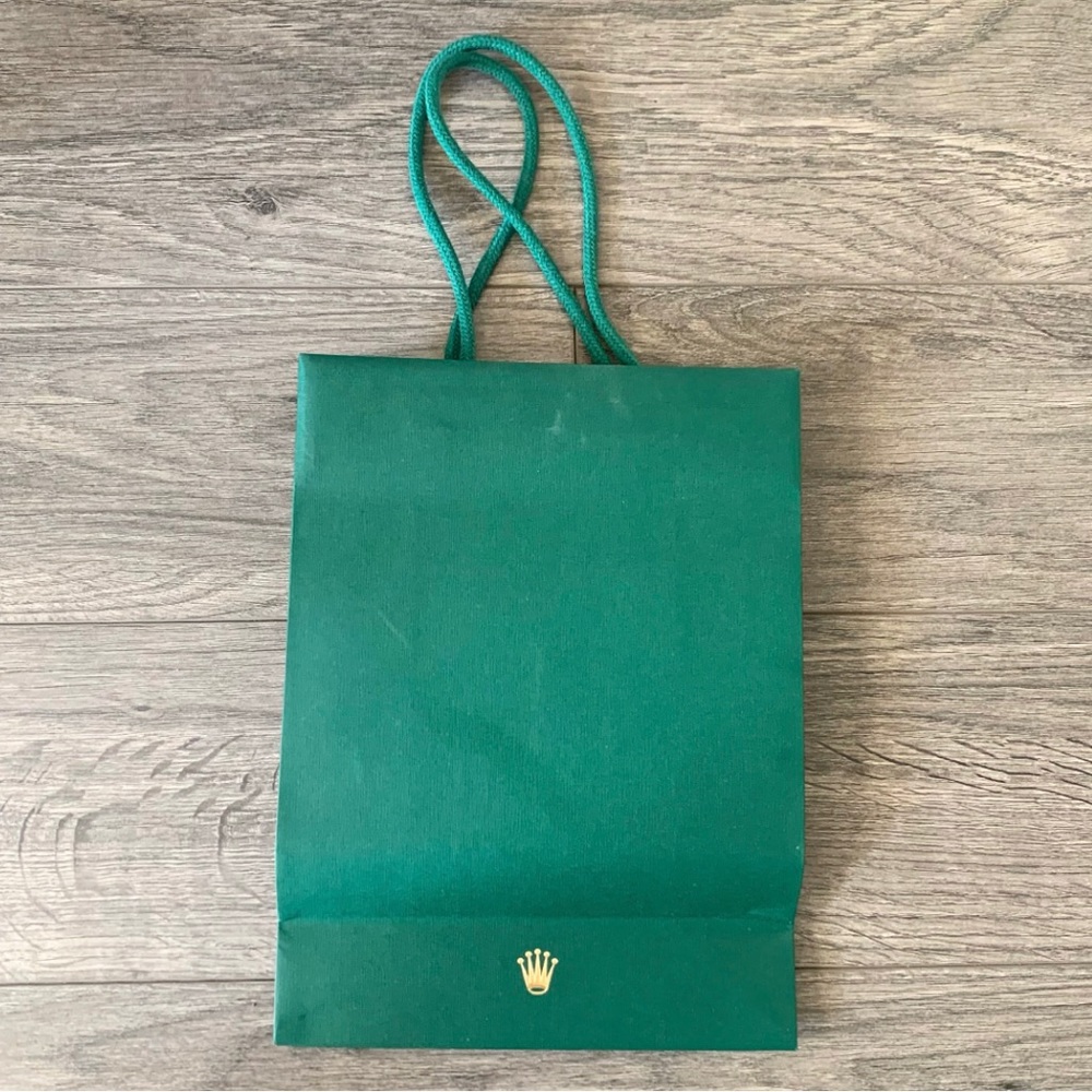Rolex shopping paper bag